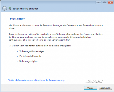Serversicherung